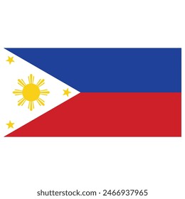 Philippines Flag Vector Design| Eps File , Flag vector
