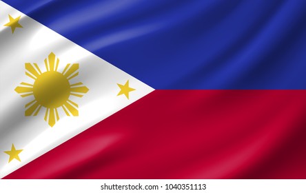 Flag Philipines Waving Wind Stock Photo 778769 | Shutterstock