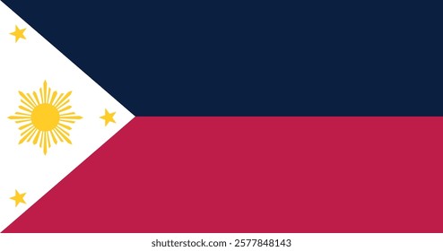 Philippines (1919–1936) Flag Vector Illustration Premium Quality