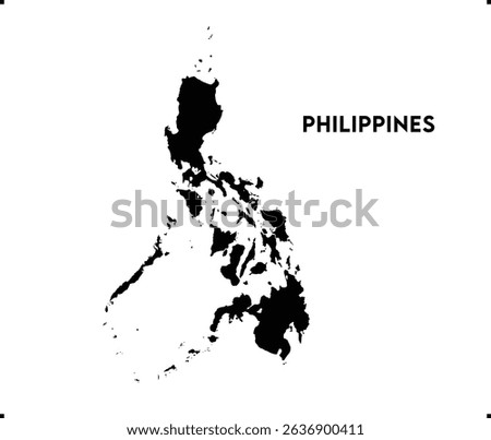 Philippines icon vector design, Philippines Logo design, Philippines unique charm and natural wonders, Use it in your marketing materials, travel guides, digital projects, Philippines map logo vector