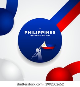 Philippinen Independence Day-Hintergrunddesign
