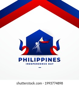 Diseño de fondo del Día de la Independencia de Filipinas
