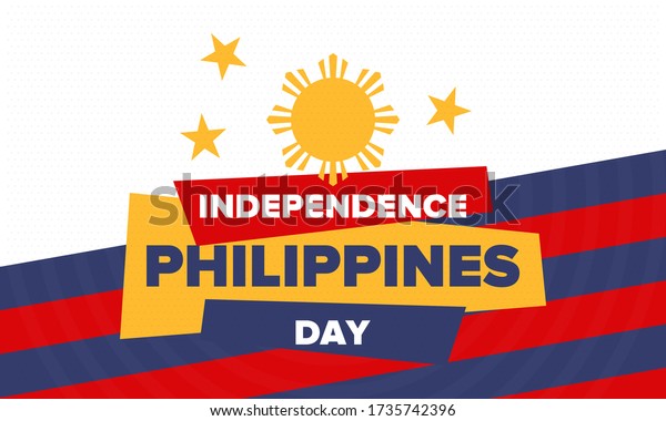 Philippines Independence Day Celebrated Annually On Stock Vector Royalty Free