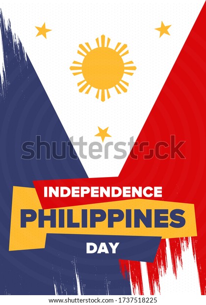 Philippines Independence Day Celebrated Annually On Stock Vector Royalty Free