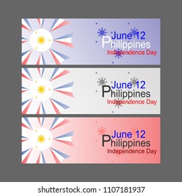 Philippines Independence Day Vector Illustration. Suitable for greeting card, poster and banner.