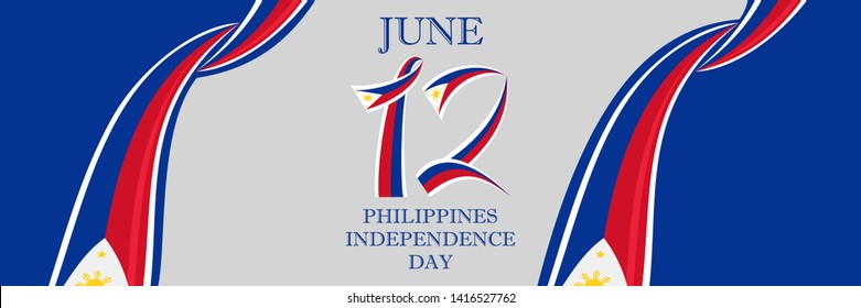 Philippines Independence Day Vector Illustration. Suitable for greeting card, poster and banner