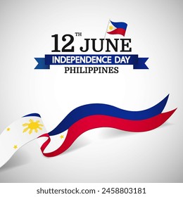 Philippines Independence Day. Vector Illustration. 
