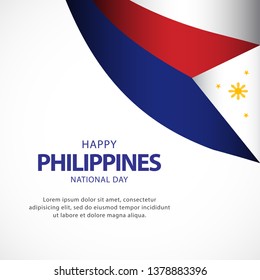 philippines independence day vector template