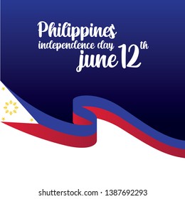 Philippines Independent Day Vector Template Design Illustration - Vector