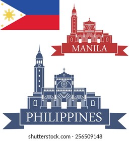 Philippines. Logo. EPS 10. Vector Illustration