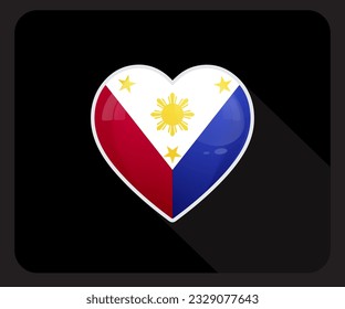 Icono de la bandera del Orgullo de Amor en Filipinas

