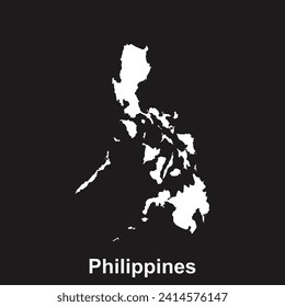 Philippines map icon,vector illustration symbol design