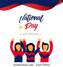 Philippines National Day Vector Template Design Illustration