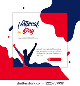 Philippines National Day Vector Template Design Illustration