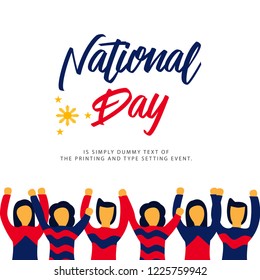 Philippines National Day Vector Template Design Illustration