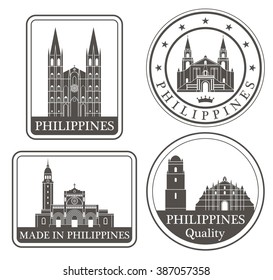 Philippines. Rubber and stamp