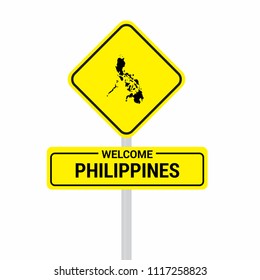 Philippines traffic signs board design vector 