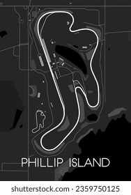 Phillip Island Grand Prix Circuit map