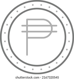 Phillipine Peso Vektorsymbol. Kann für Druck-, Mobil- und Web-Anwendungen verwendet werden.