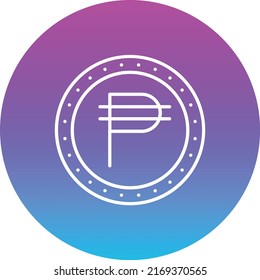 Phillipine Peso Vektorsymbol. Kann für Druck-, Mobil- und Web-Anwendungen verwendet werden.