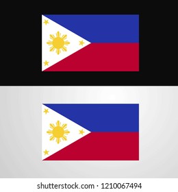 Phillipines Flag Banner Design
