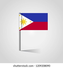 Phillipines Flag Creative Design Vector Stock Vector (Royalty Free ...