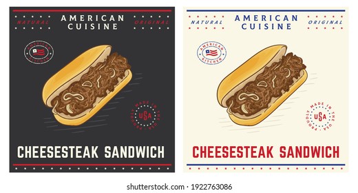 Philly Cheesesteak Sandwich Hot dog