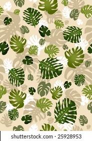 las hojas de philodendron se dejan sin costura