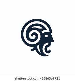 Philosopher Symbol Logo for sale.