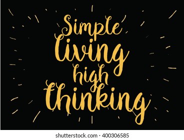 Philosophical inspirational inscription. Greeting card with calligraphy. Hand drawn lettering design. Photo overlay. Typography for banner, poster or apparel design. Vector quote.