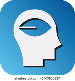 Philosophy Vector Glyph Gradient Background Icon For Personal And Commercial Use.
