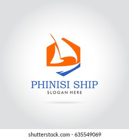 Phinisi Ship, Travel Sea, Travel Ship, Holiday Beach vector illustration