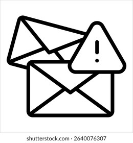 Phishing Email Icon Element For Design