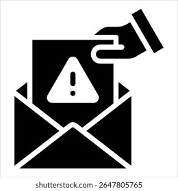 Elemento Ícone De Email De Phishing Para Design
