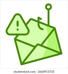 Phishing Email Icon Element For Design