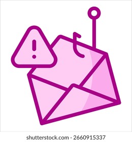 Phishing-E-Mail-Symbolelement für Design