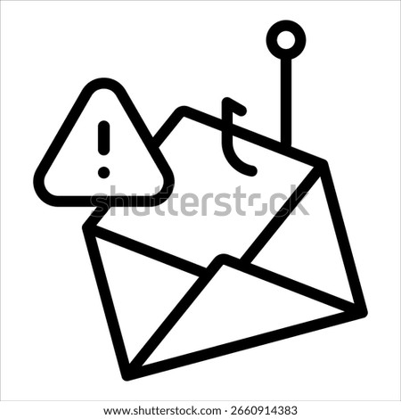 Phishing Email Icon Element For Design