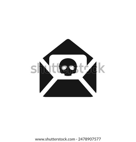 Phishing email icon vector. EPS 10 editable vector