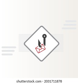 Phishing E-mails Icon Vector Design