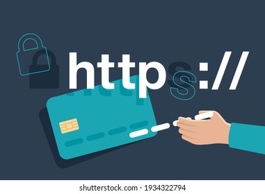 Phishing - fraudulent attempt to obtain passwords and credit card details, by impersonating oneself as famous banking site. Fake website with http instead of https, and credit card