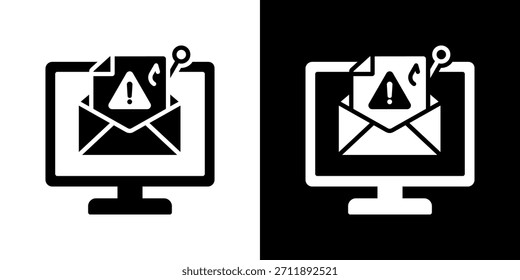 Phishing Icon Flat Style Vector Illustration