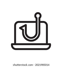 phishing icon illustration  vector graphic
