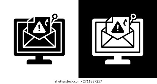 Ilustración vectorial de íconos de phishing. Diseño De Estilo Plano Creado Para Una Flexibilidad Creativa En Versiones Claras Y Oscuras.