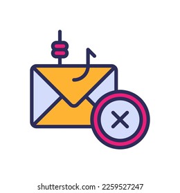icono de phishing para tu sitio web, móvil, presentación y diseño de logotipo.