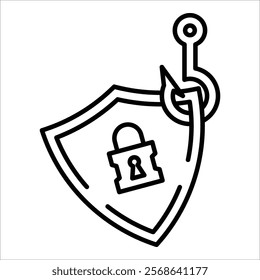 Phishing Protection Icon Element For Design