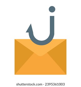 Phishing Vector Flat Icon For Personal And Commercial Use.
