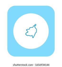 phitsanulok region map in country of thailand
