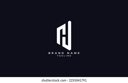 PHJ, PJ, HJ, HD, PD, Abstract initial monogram letter alphabet logo design