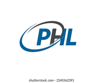 PHL Letter Initial Logo Design Vector Illustration