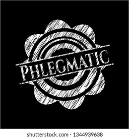 Phlegmatic chalk emblem